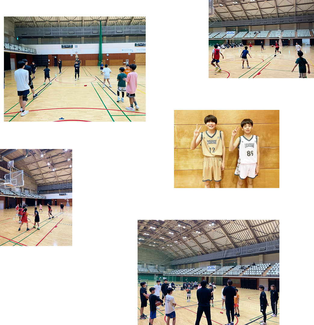 バスケットボールスクールの様子