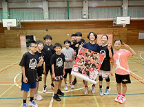 バスケットボールスクールの様子