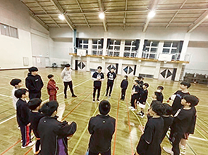 バスケットボールスクールの様子