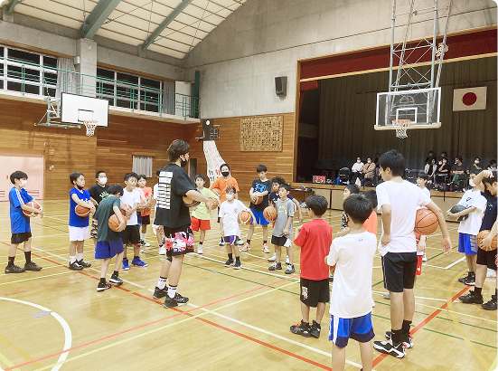 バスケットボールスクールの様子
